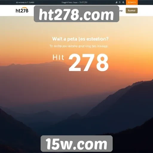 interface do site ht278.com é simples e intuitiva